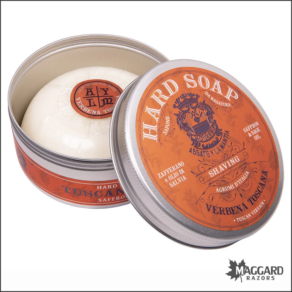 Abbate Y La Mantia Agrumi di Toscana - Verbena Toscana Hard Shaving Soap, 150g