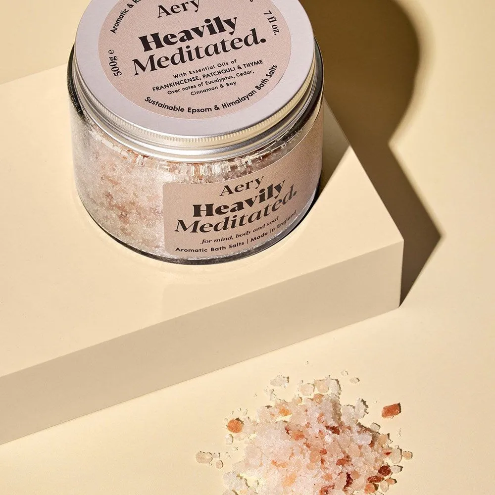 Aery Living: Aromatherapy Bath Salts Heavily Meditated