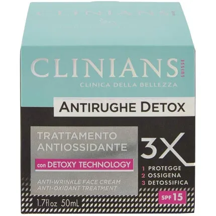 Anti-wrinkle detox antioxidant 50 ml, Clinians