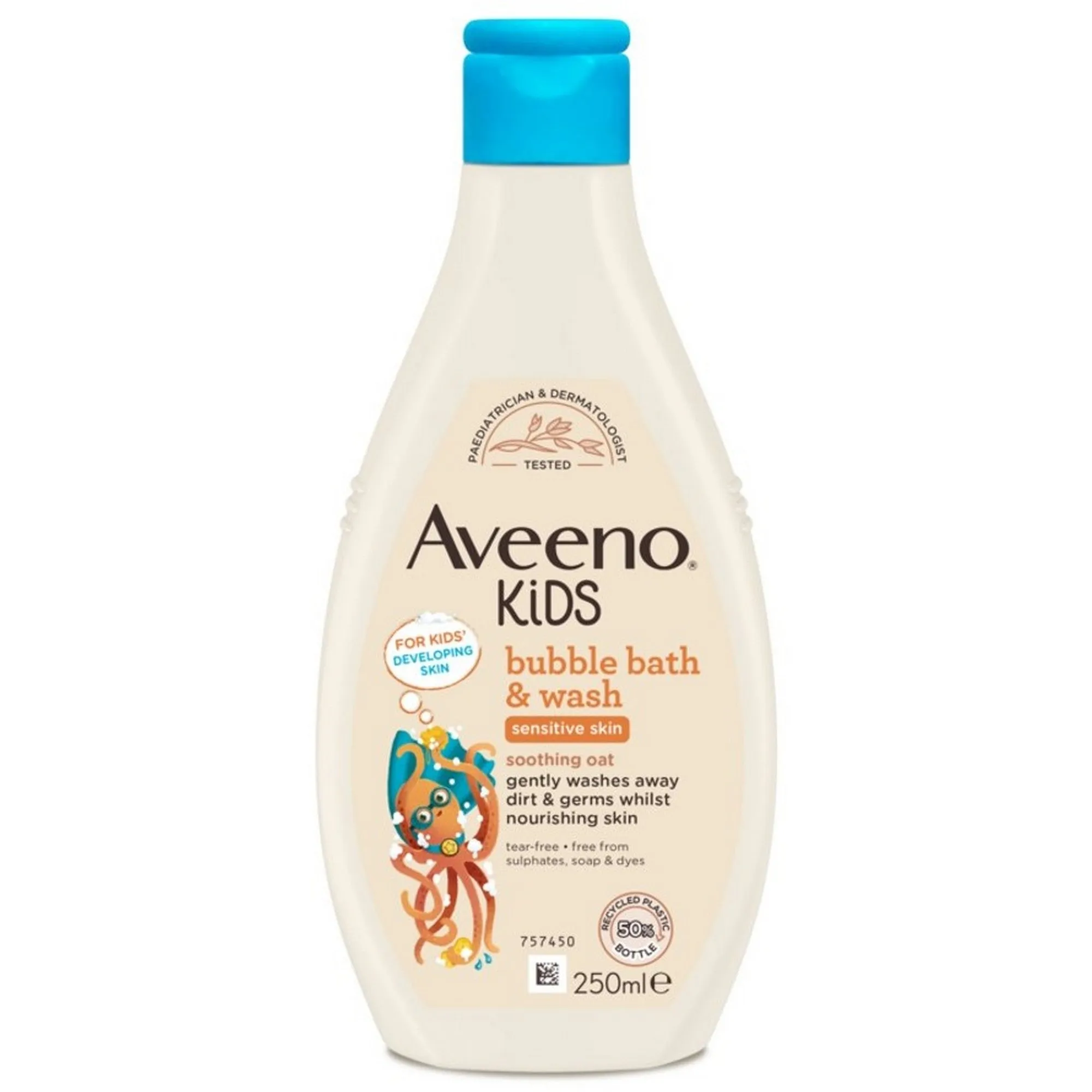 Aveeno Kids Bubble Bath & Wash 250ml