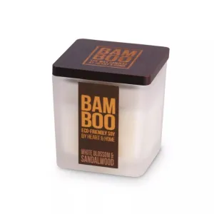 Bamboo 80g White Blossom & Sandalwood Small Candle