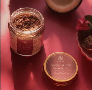 Coconut & Rose Face Scrub