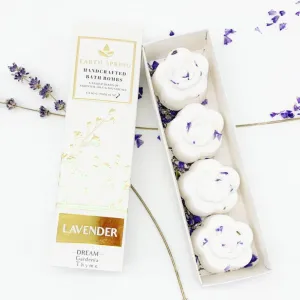 Earth Spring Bath Bombs- Lavender (Box of 4)