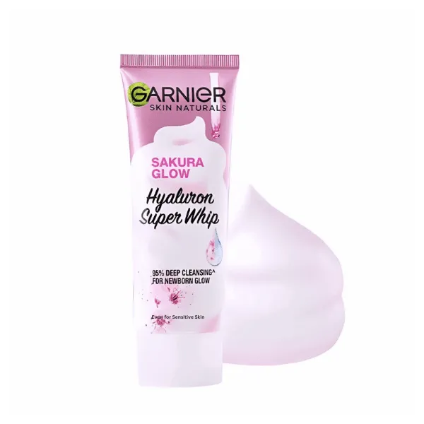 Garnier Sakura Glow Hyaluron Super Whip Foam 100ml