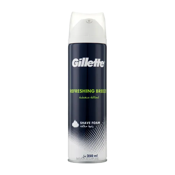 GILLETTE REFRESHING BREEZE SHAVING FOAM 250ML