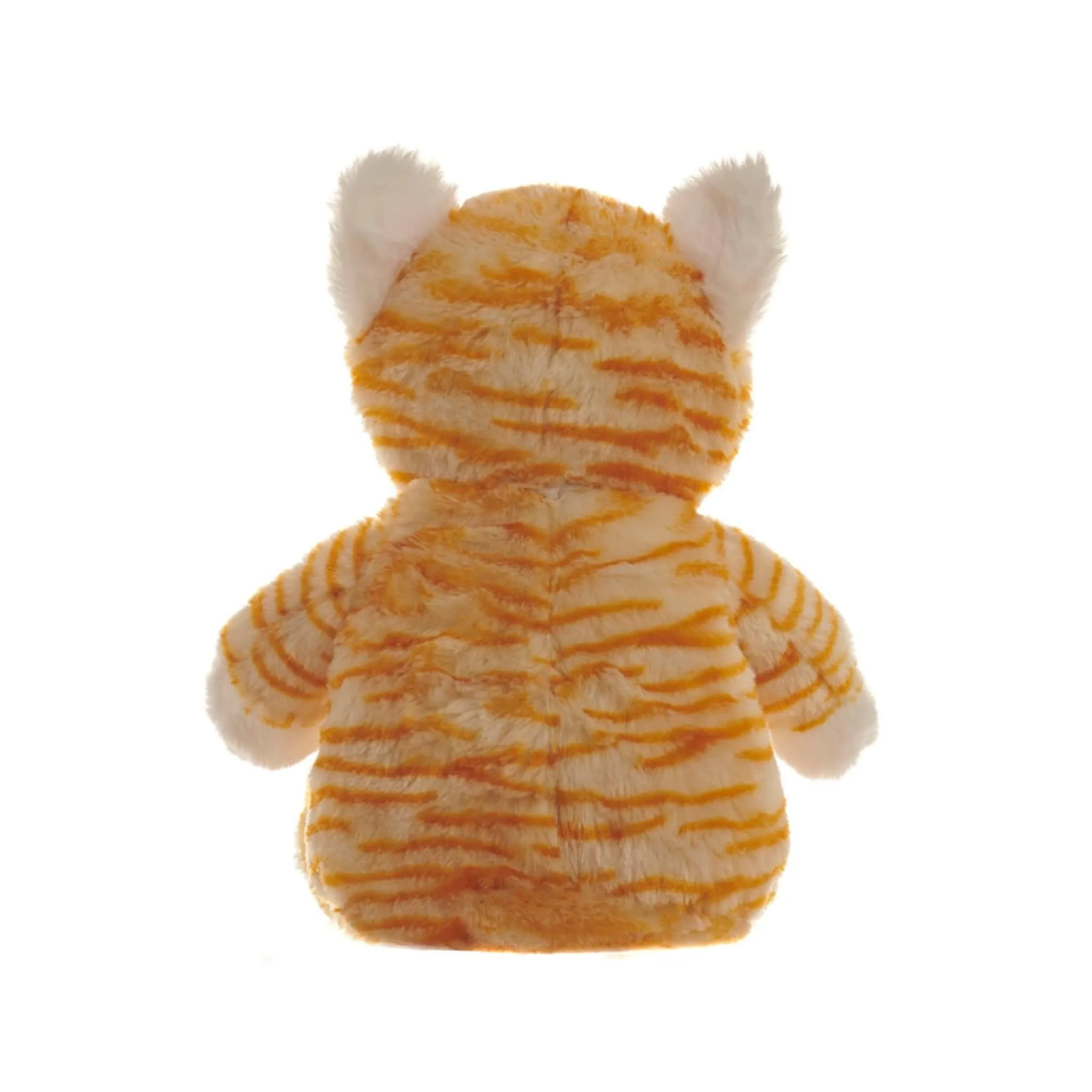 Ginger Cat Snuggable Hottie Heatable Animal Toy with Microwavable Pouch