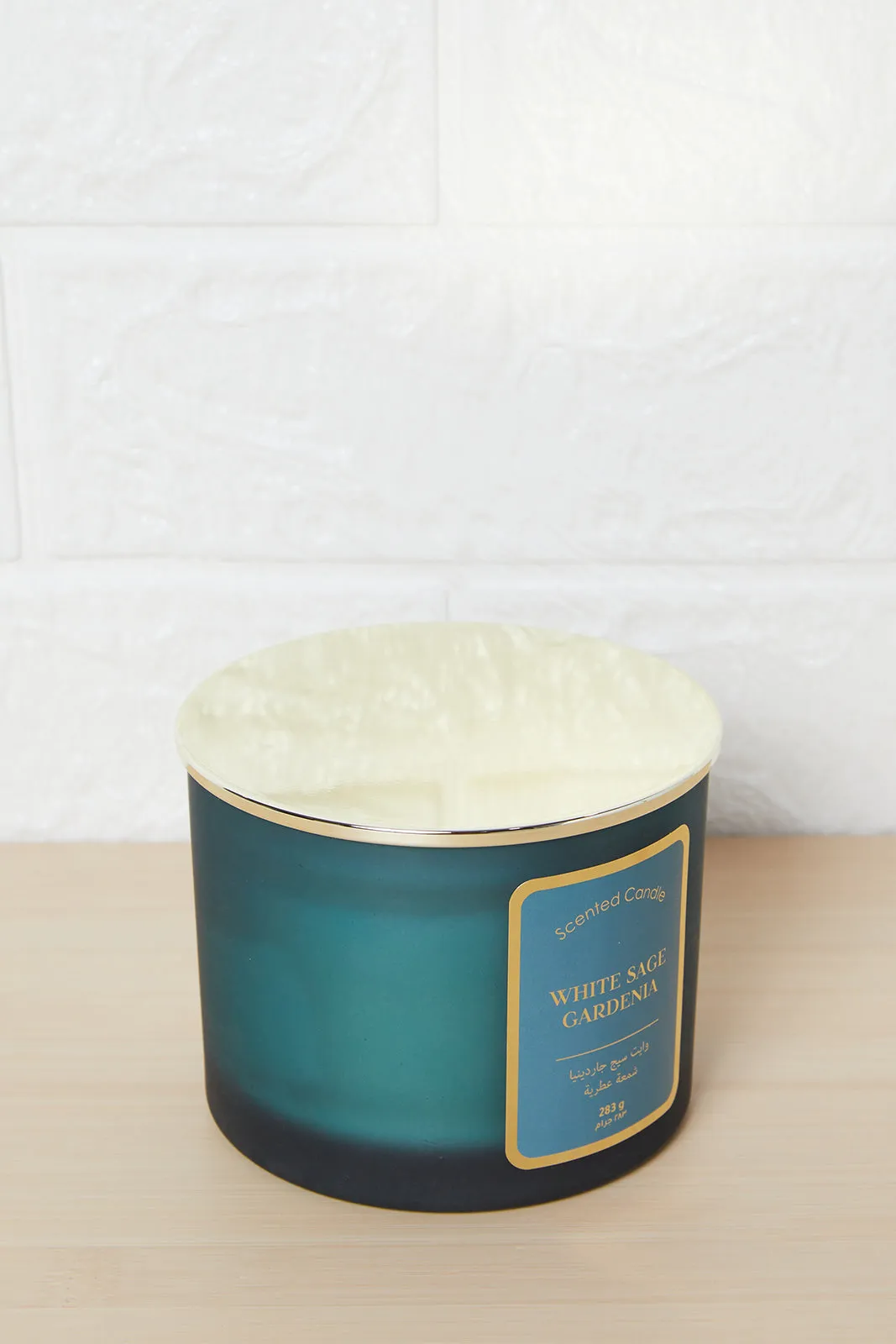 Green White Sage Gardenia Candle With Lid