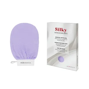 Hermania Silky Exfoliation Mitt - Purple