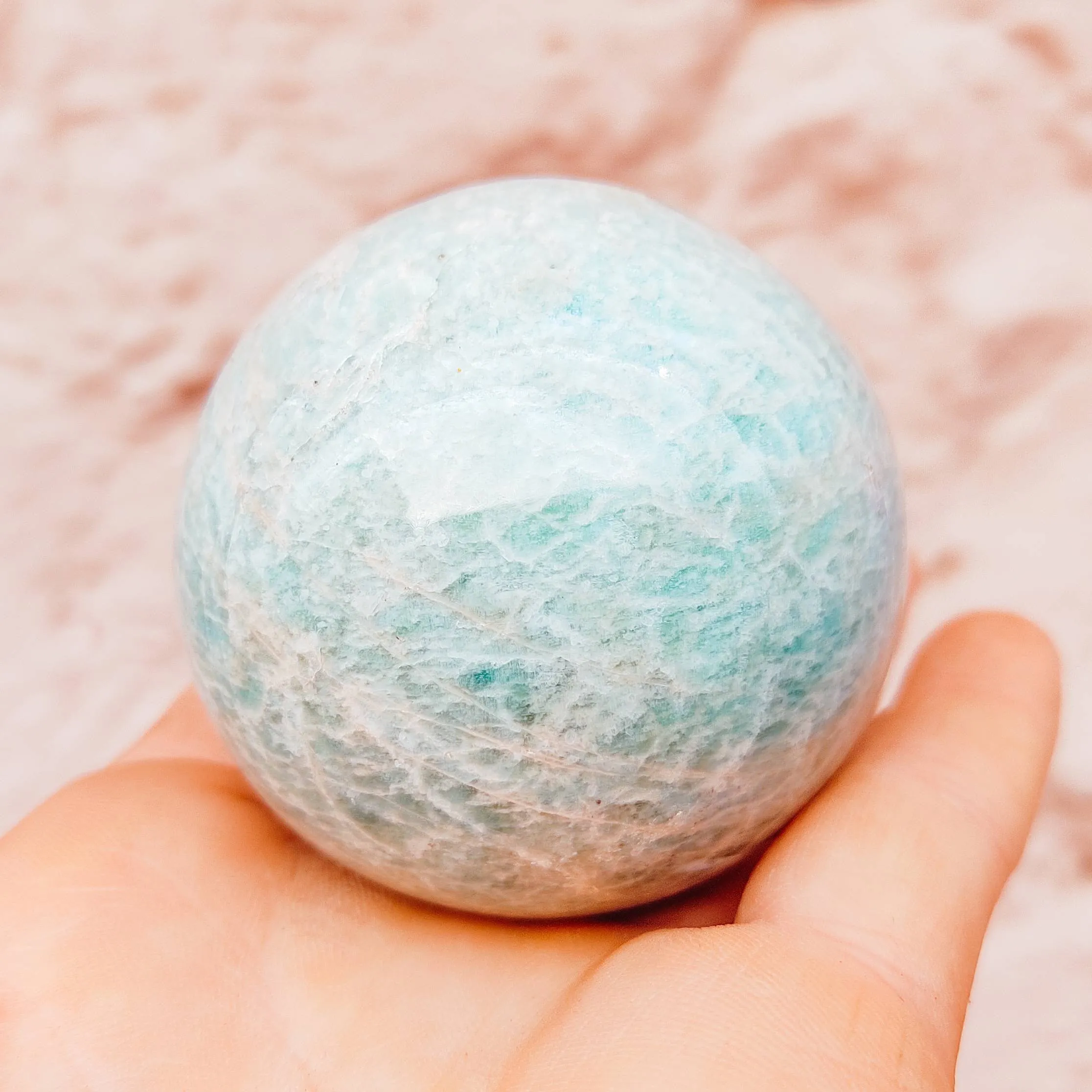 Himalayan Amazonite Mineral Sphere