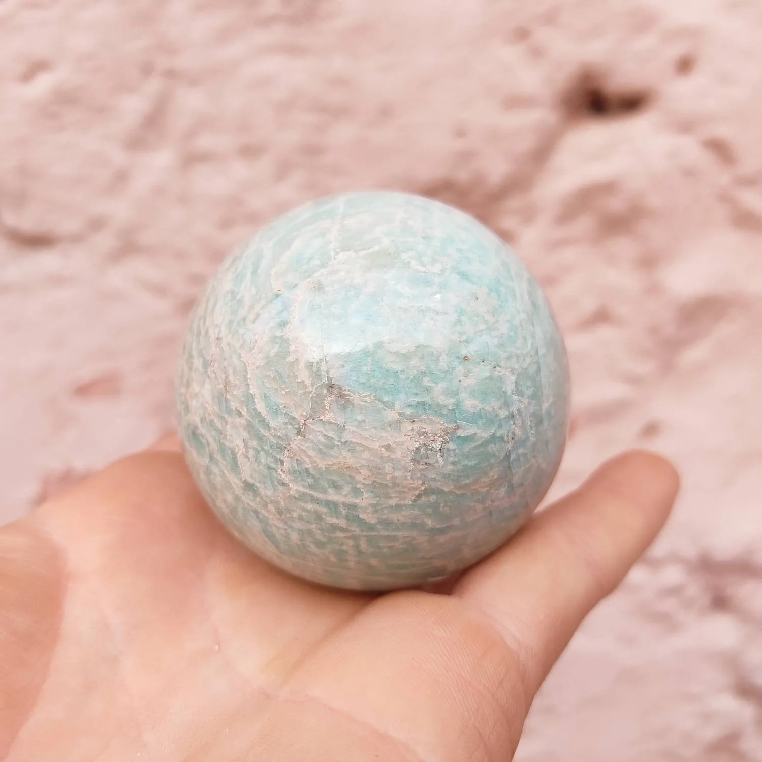 Himalayan Amazonite Mineral Sphere