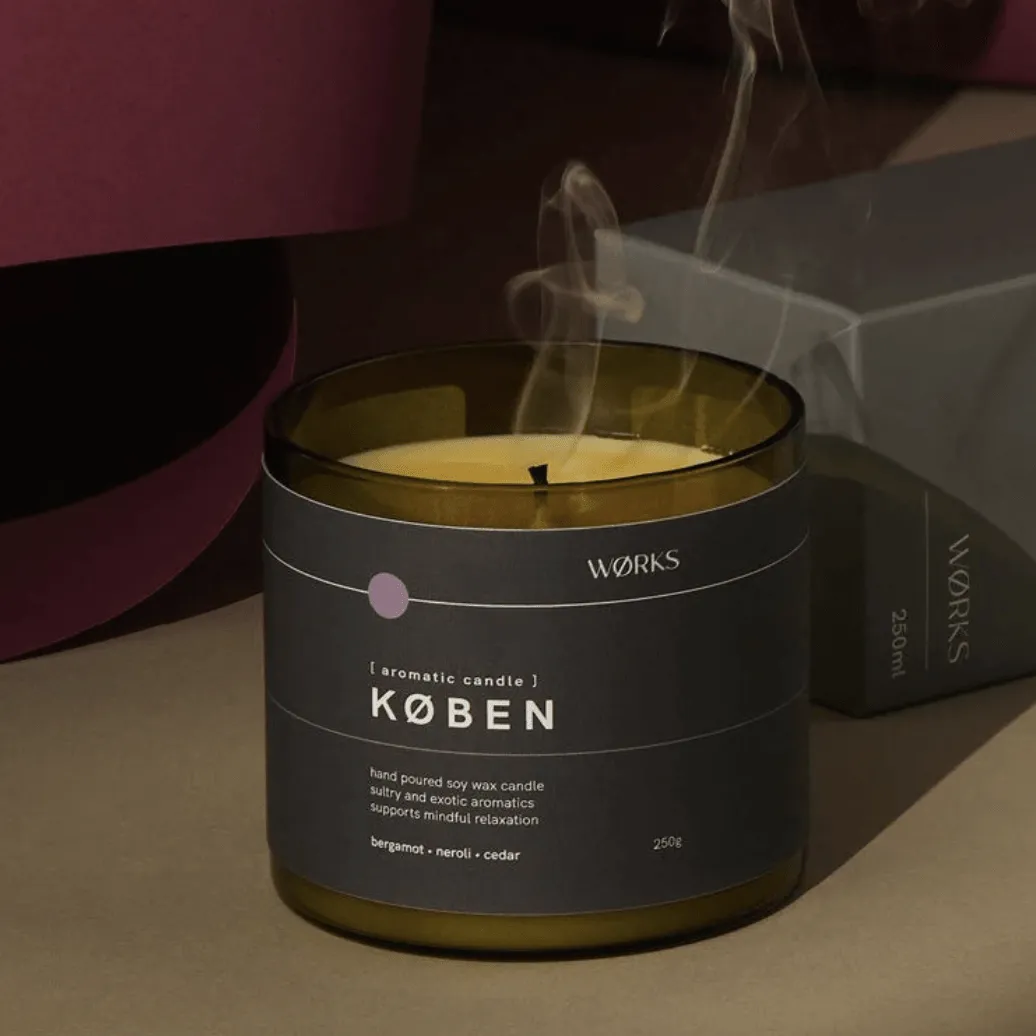 KØBEN AROMATIC CANDLE | Bergamot, Neroli, Cedar