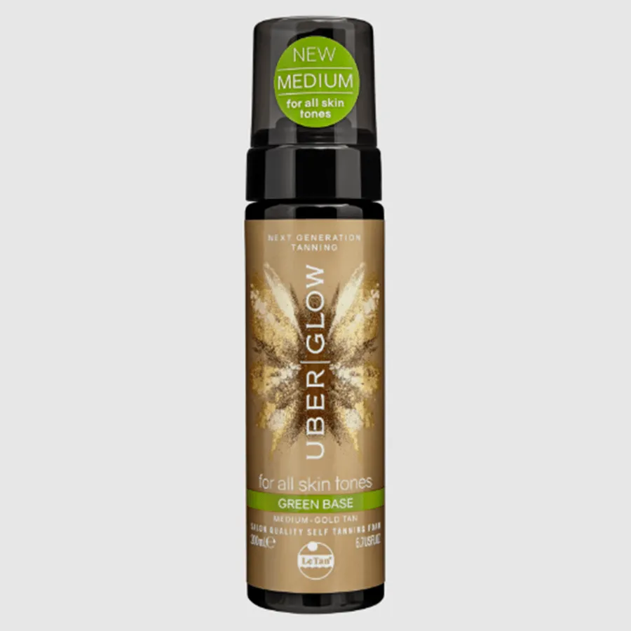 Le Tan Uber Glow Self Tanning Foam Green Base 200ml