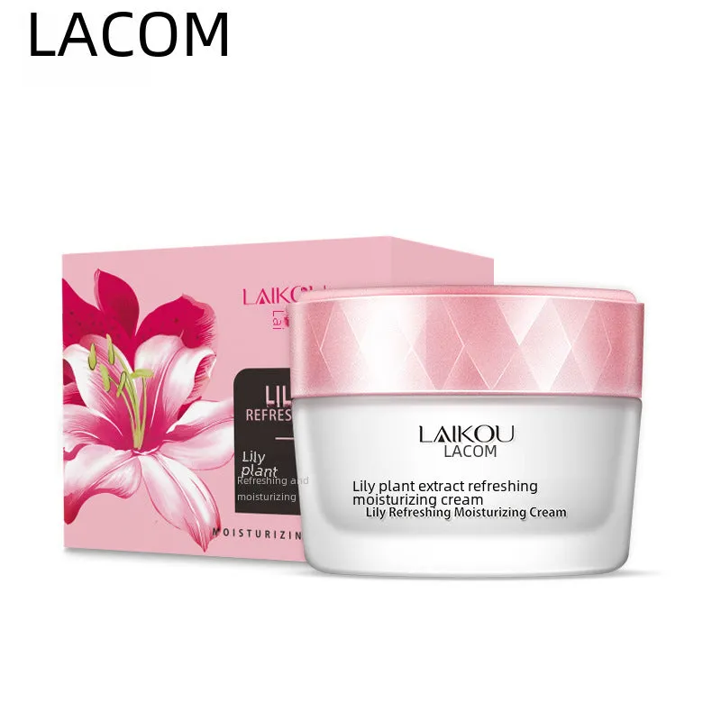 Lecco Lily Plant Extract Qin Pou Moisturizing Cream 50g Hydrating Moisturizing Gentle Moisturizing Cream Skin Care Manufacturer