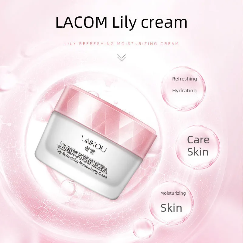 Lecco Lily Plant Extract Qin Pou Moisturizing Cream 50g Hydrating Moisturizing Gentle Moisturizing Cream Skin Care Manufacturer