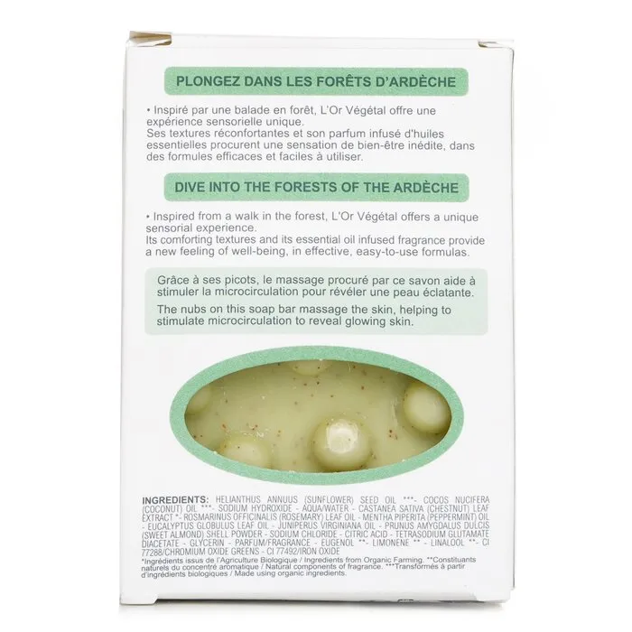 L'or Vegetal Organic Exfoliating Smoothing Body Soap - 125g/4.4oz