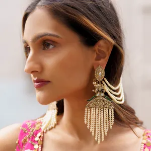 Manveen Pearl Drop Earrings