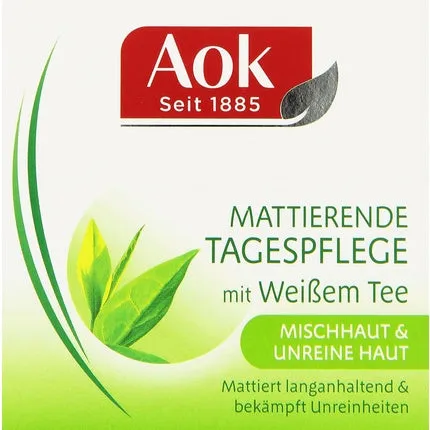 Mattifying day care with white tea 50ml, Aok