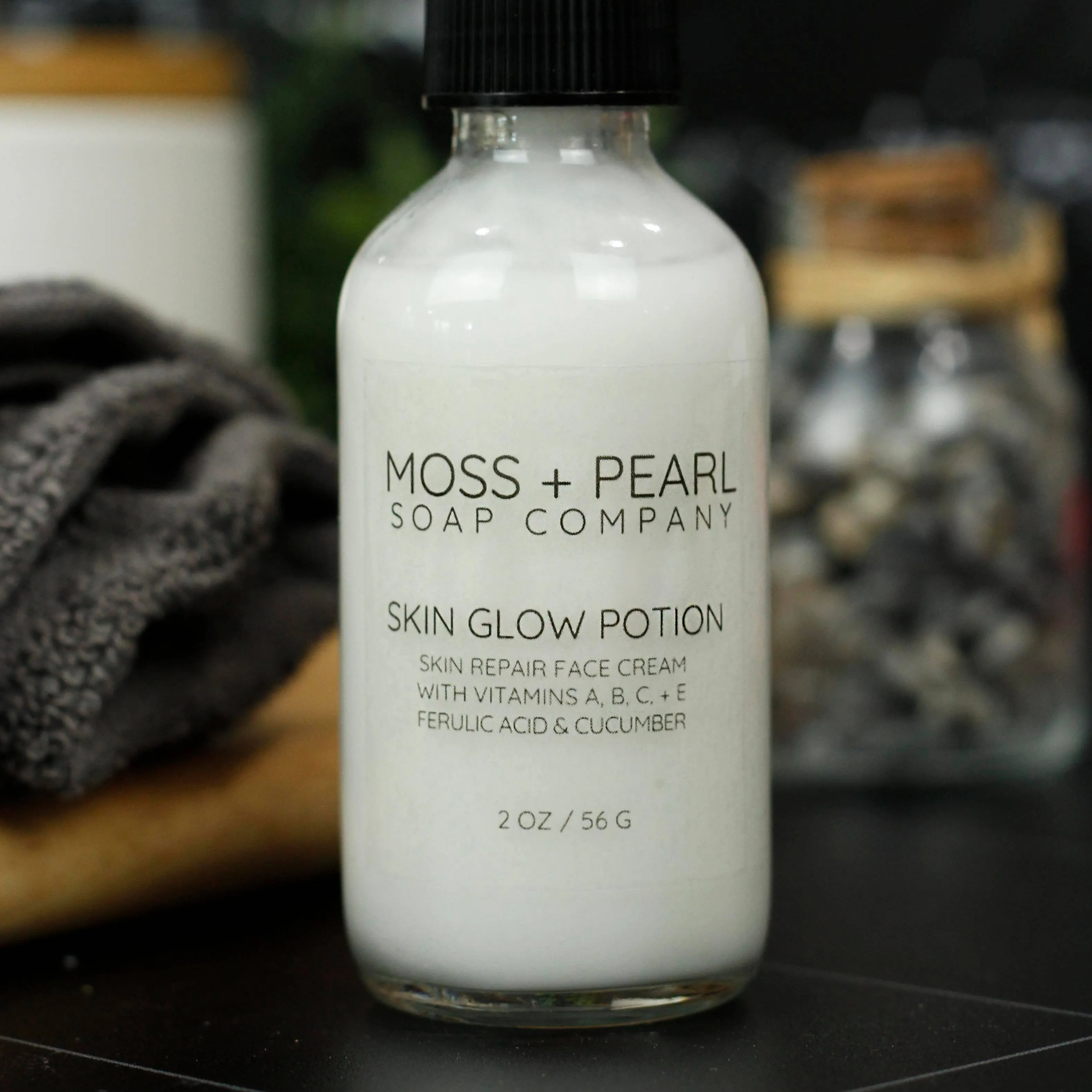 Moss   Pearl Soap Company- The Skin Glow Potion -Anti Ageing Moisturising Facial Cream