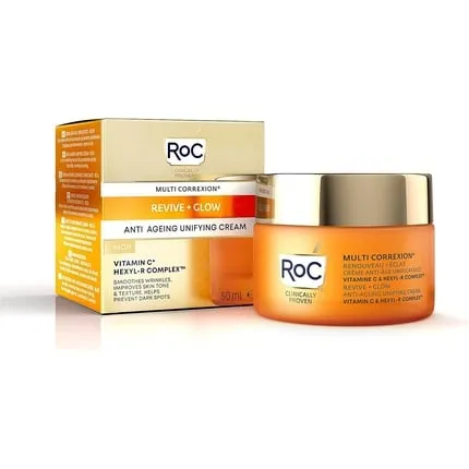 Multi Correxion Revive   Glow Unifying Cream Rich in Vitamin C, 50 ml, Roc