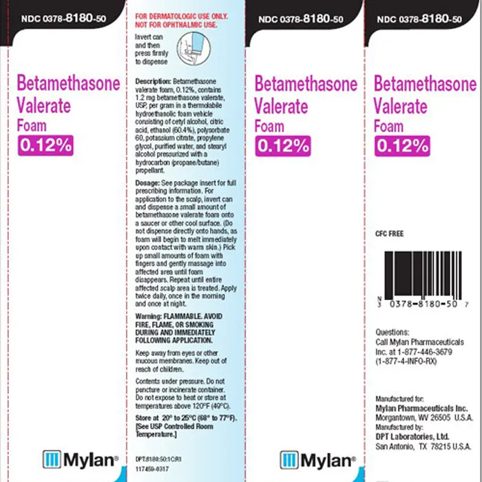 Mylan Betamethasone Valerate Foam 0.12%