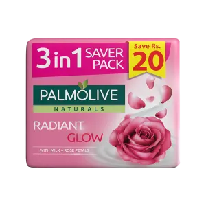 PALMOLIVE RADIANT GLOW SOAP 3IN1 130G