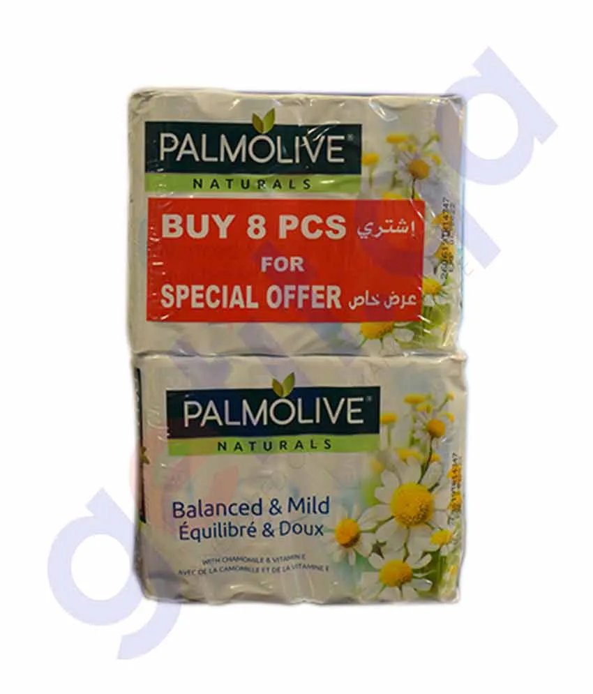 PALMOLIVE SOAP CAME VITAMIN E WHITE 90GM 8PCS