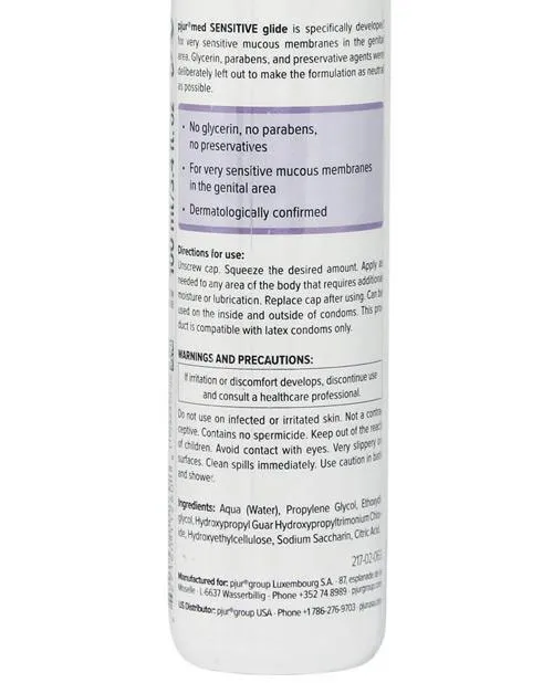 Pjur Med Sensitive Glide - 100ml Bottle