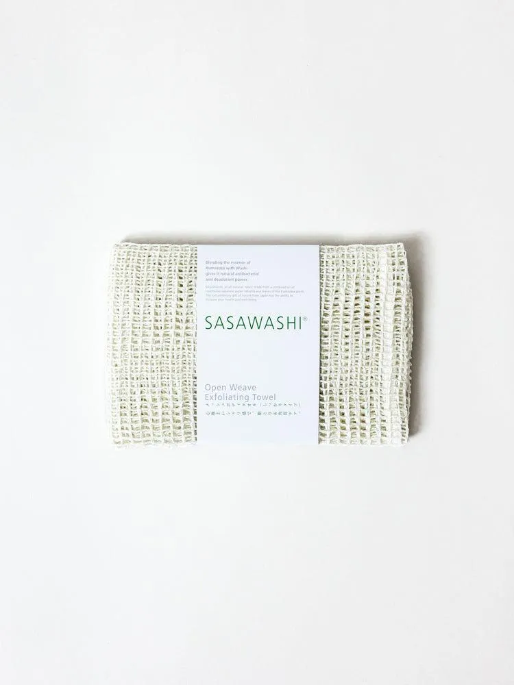 Sasawashi Open Weave Exfoliating Towel