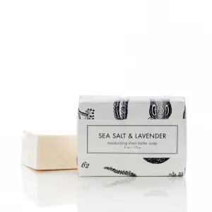 Shea Butter Soap - Sea Salt & Lavender Bath Bar