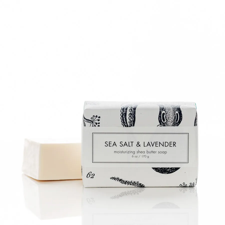 Shea Butter Soap - Sea Salt & Lavender Bath Bar