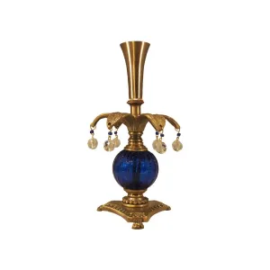 Small Cobalt Candlestick