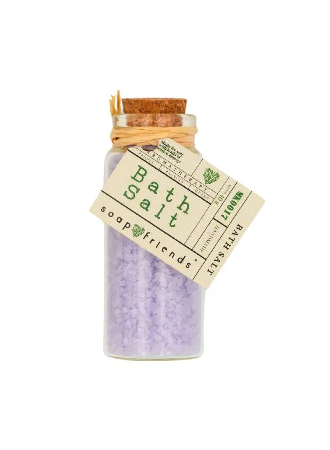 Soap&Friends Soothing Lavender Bath Salt for Relaxation and Youthful Renewal 40g