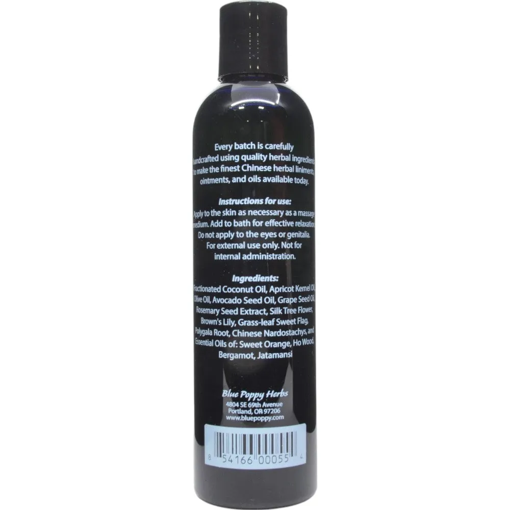 Spirit Quieting Massage Oil 8 oz by Blue Poppy