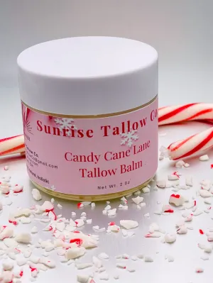 Sunrise Tallow Co. Candy Cane Lane Balm