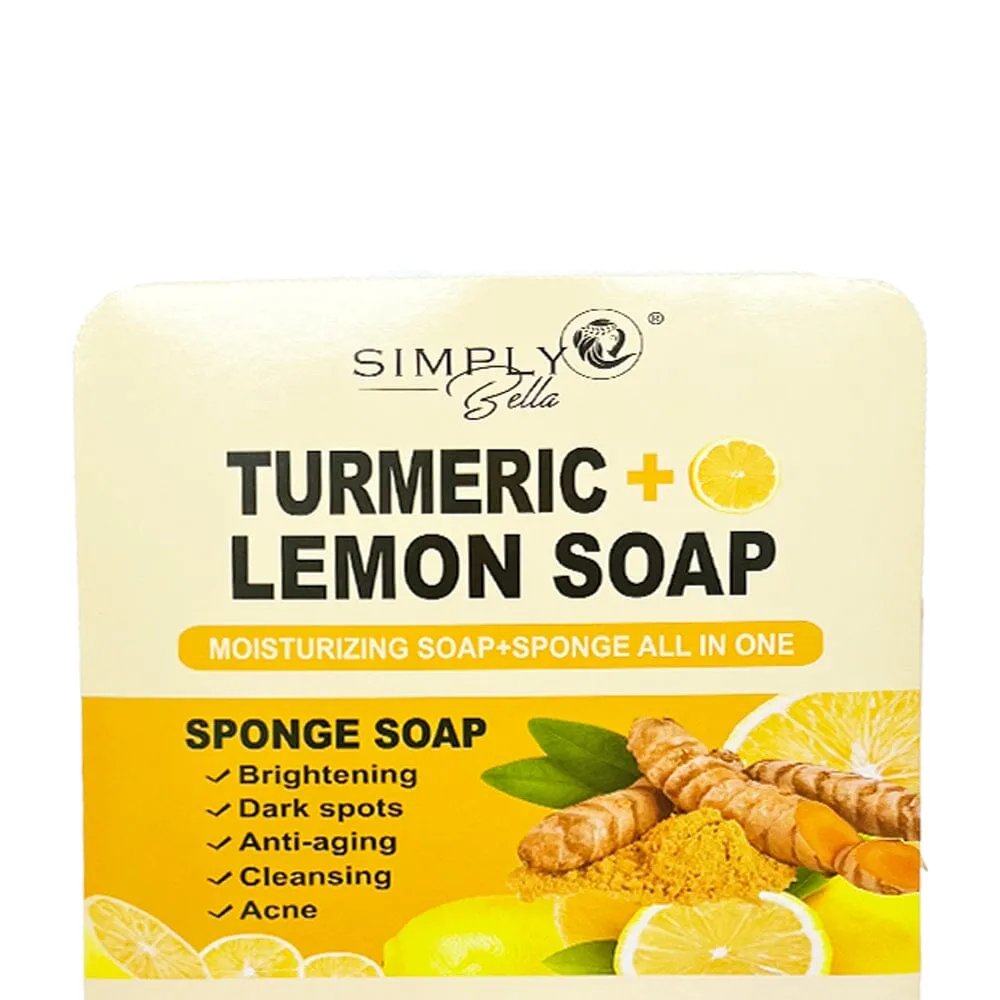 Turmeric & Lemon Soap With Sponge #16 (12 units)