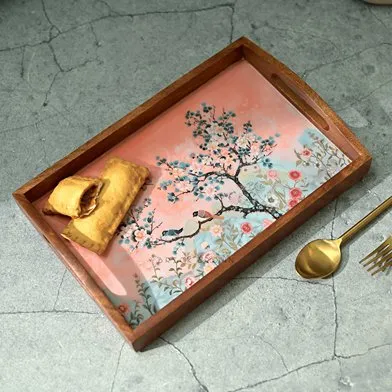 Twig Handcrafted Serving Tray | Made with Mango Wood