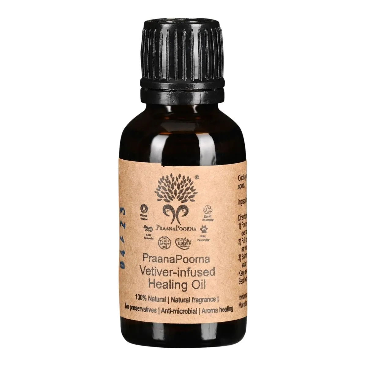 Vetiver Infused Healing Oil- 30 ml