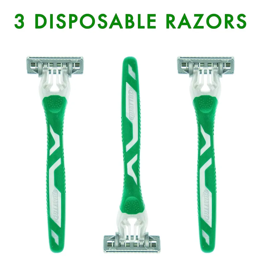 Wilkinson Sword Quattro Titanium Sensitive (3 Razors)