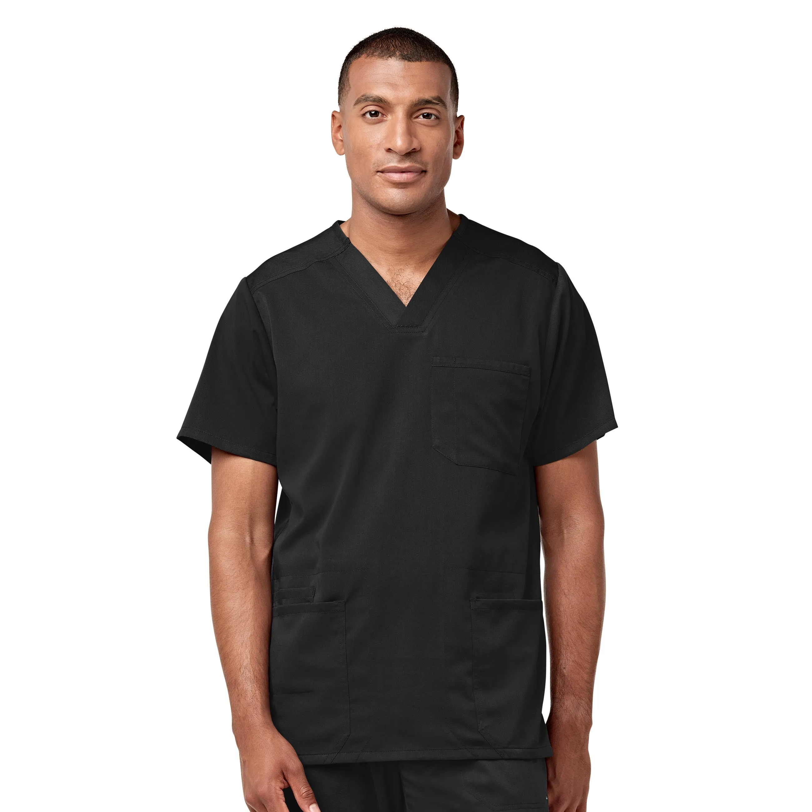 Wink PRO Men's Multi-Pocket V-Neck Scrub Top 6819