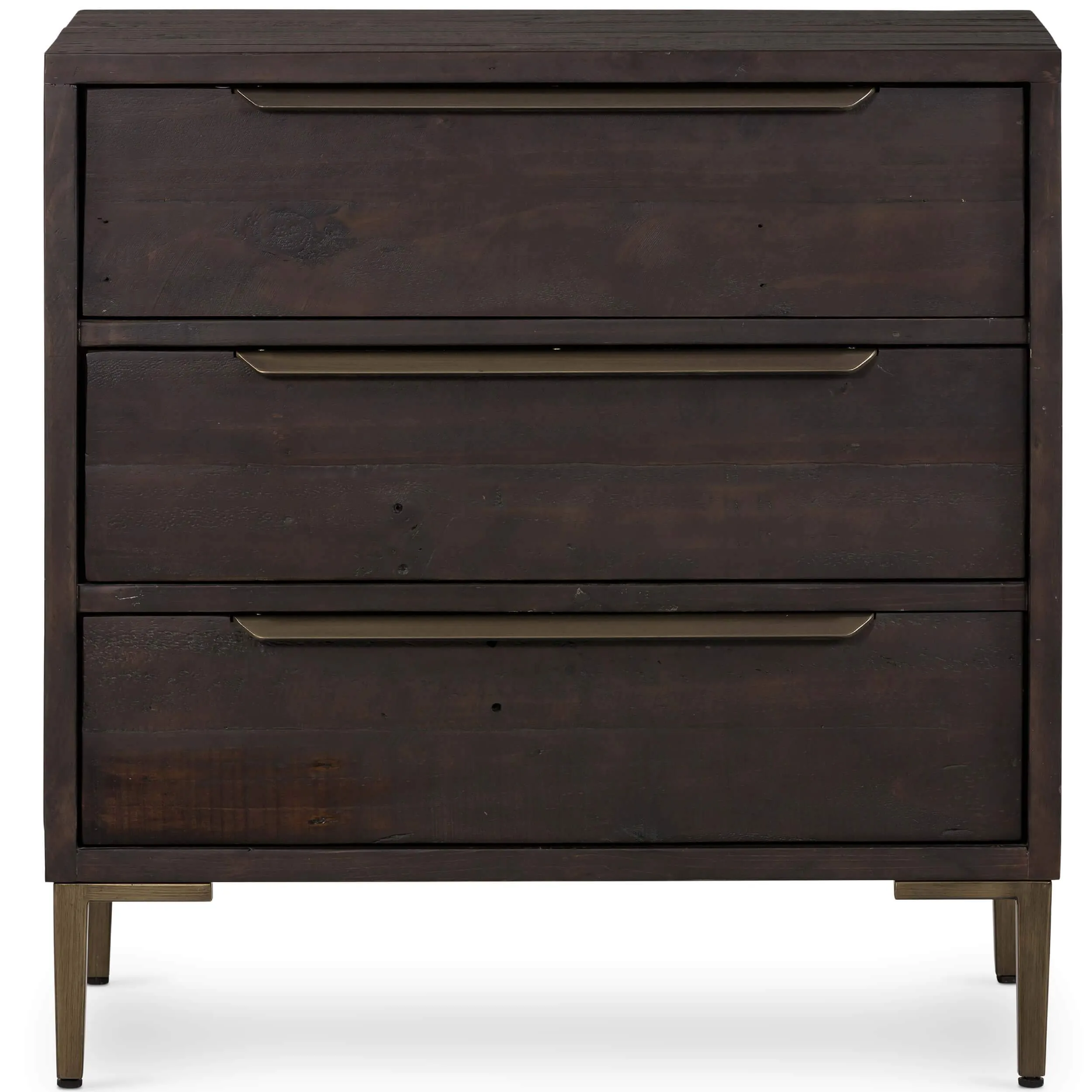 Wyeth 3 Drawer Dresser, Dark Carbon